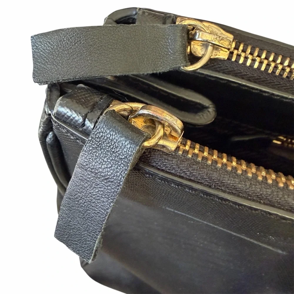 Prada Large Galleria Tote Bag in Black Saffiano Lux Leather